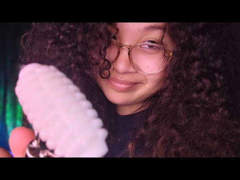 ASMR for some quiet study time 📚 (Mouth Clicking Sounds, Cupped Mouth Sounds, Roller Sounds)