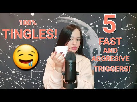 ASMR FAST and AGGRESSIVE Triggers in 1 Minute