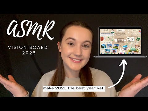 asmr | how to make a vision board using Canva (whispered)