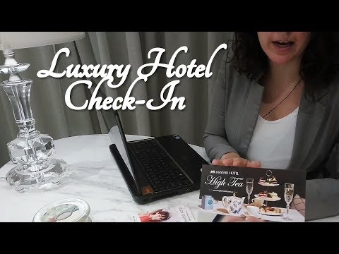 ASMR Luxury Hotel Check-In Role Play (Five Star Hotel, Adelaide Mayfair)