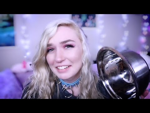 experimenting ASMR with a bowl... (cringe, giggling, silly)