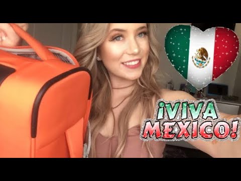 Packing for Mexico ASMR🌞
