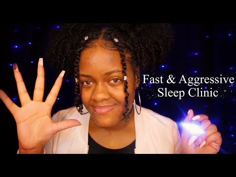 ASMR | ⚡FAST & AGGRESSIVE SLEEP CLINIC 🤤🔥(TESTING TRIGGERS)❗😂