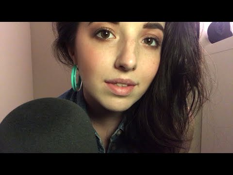 ASMR Inaudible/Unintelligible Whispers & Gentle Tapping