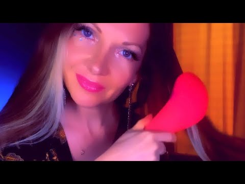 ASMR Getting Ready For A date, Hair Brushing, Hair Drying, Ponytail, Fabric Sounds