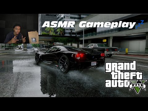 [ASMR] Playing GTA 5 rampage missions/ popcorn eating sounds