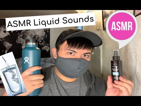 ASMR Liquid Sounds + Spray Sounds and Hand Rubbing