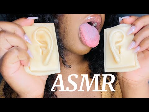 ASMR Double Earing Licking (100%. TINGLES)