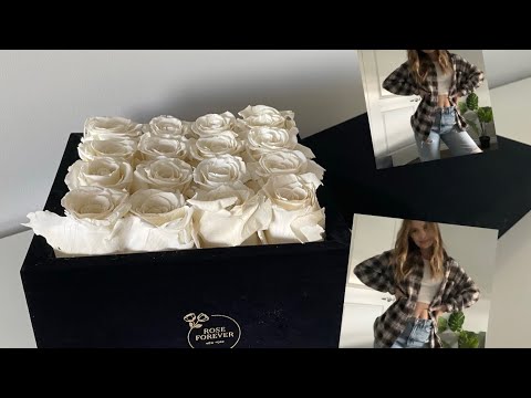 ASMR Outfit of the Day + Rose Forever Unboxing