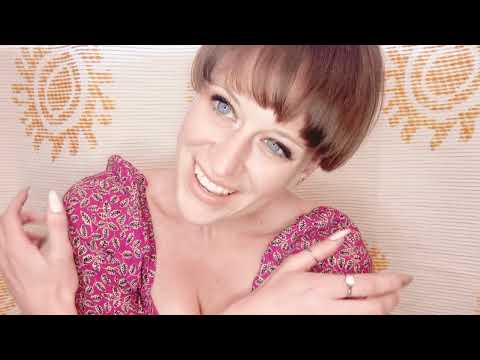 ASMR body triggers, collarbone tapping, fabric scratching, skin sounds