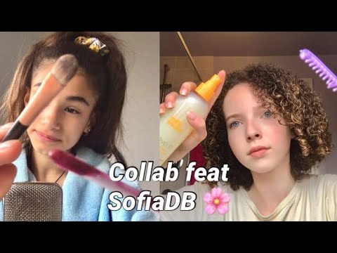 ASMR | Beauty Salon Does Your Makeup 💄| Collab feat Sofia DB