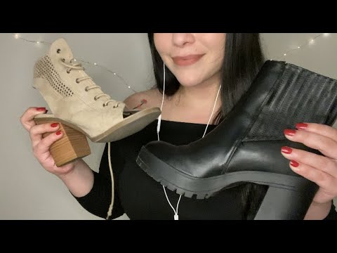 ASMR Shoe Collection (Relaxing Tapping & Scratching Sounds)