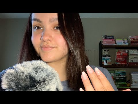 ASMR~ Nail Tapping, Chit Chat & Mic Fluffing