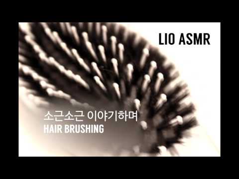 [ASMR] whispering+Hair brushing