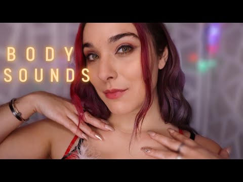 ASMR Collarbone Tapping ♡ Body Triggers ♡ Hair Tingles, Skin Tracing, and Nail Tapping