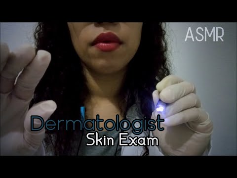 [ASMR] 📋💊 Dermatologist Skin Exam  (Medical Roleplay) |  Scribbling, Latex Gloves, Typing, Close up