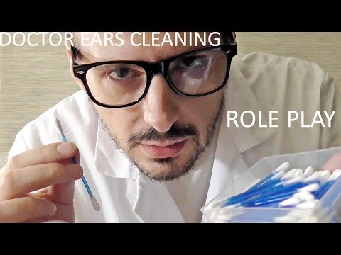 I Clean Your both ears. ASMR Dr Sensor Medical Examination Role Play Pure Binaural cleaning 3Dio