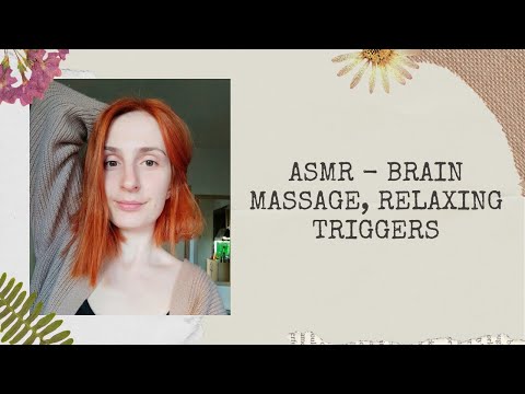 ASMR -  Opusten video 😴😴 #brainmassage #relaxingsounds