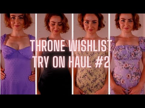 ASMR - Throne Wishlist Try on Haul #2