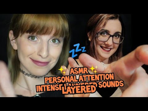 Don't Worry, I am here for you (w/ SleepyKitty ASMR) ~Layered Sounds, Face Touching, Repeating Words