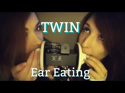 ☆★ASMR★☆ Indigo & Seafoam Eating Your Ears! Twin Tingles~