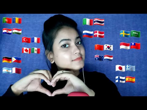 ASMR "I Love My Country" in 25+ Different Languages