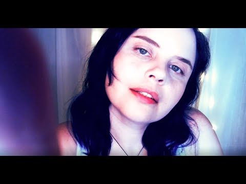 ASMR |💙 Stressed?  Let me give you Attention & Positive Affirmations 💙 (Soft Spoken + White noise)