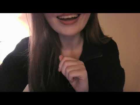 Playful and sassy "Close your eyes!" "Listen!" ASMR with hand movements and lens covering