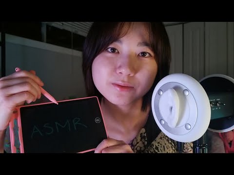 Drawing Tablet ASMR (Writing and Tapping)