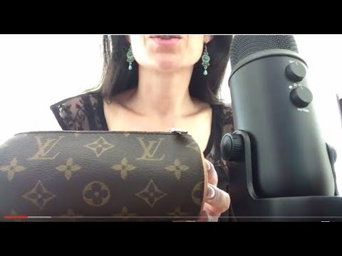 { ASMR FR LUXE } Louis Vuitton trousse et accessoire LANCEL * whispering * tapping * relaxation