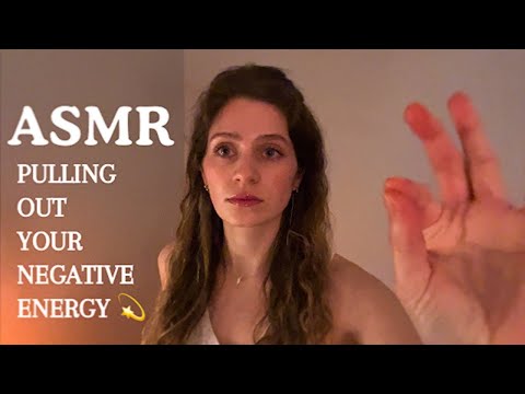 ASMR Energy Treatment | Energy Pulling, Face Washing, Face Brushing, Slow Breathing, Whispers