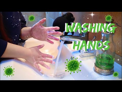 [ASMR] HOW TO WASH YOUR HANDS WHILE IN QUARANTINE💦👏🏼 | Soapy & Squishy Sounds | ASMR Marlife