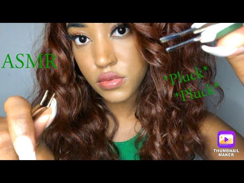 ASMR Plucking Your Eyebrows | Roleplay