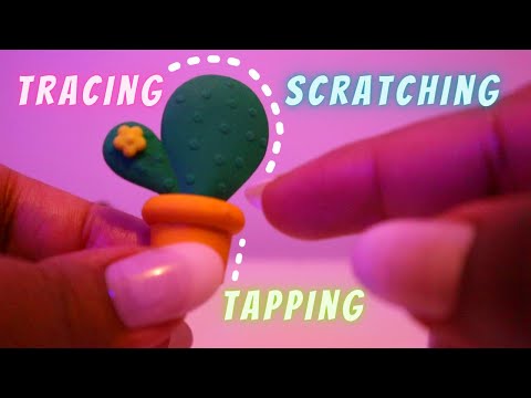 ASMR | Micropacks Mini Backpack / Stationery Scratching, Tapping and Tracing with Whispering