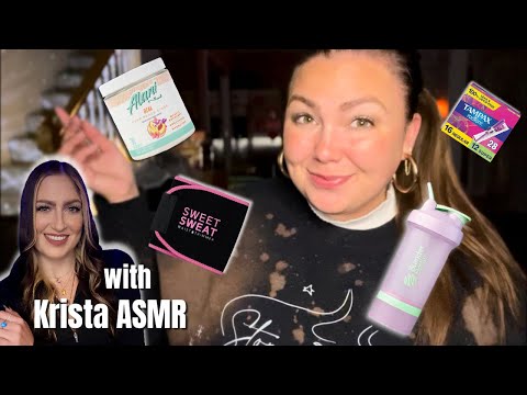 ASMR| What’s in my Gym Bag? 💪🏼🏋🏻‍♀️👟 (collab with @KristaASMR)