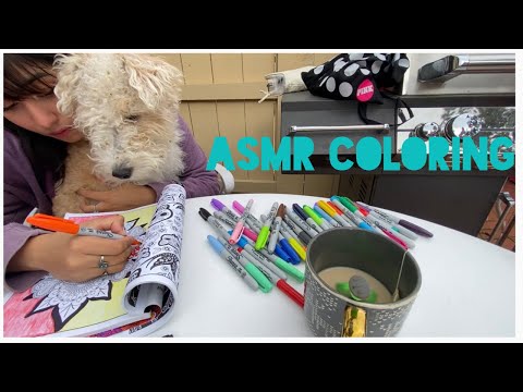 ASMR coloring, (NO TALKING)
