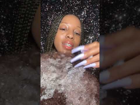 ASMR POV DEEP CONDITIONER TREATMENT ON YOUR AFRO #asmrtingles