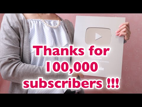登録者10万人ありがとうございます!!!!! Thanks for 100,000 subscribers