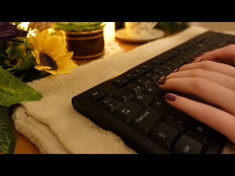 ASMR | Cozy Aggressive Keyboard Typing for Study, Work [1 Hour] (No talking) ♡