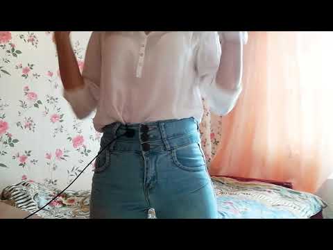 ASMR Jeans scratching. Relaxing fabric sounds