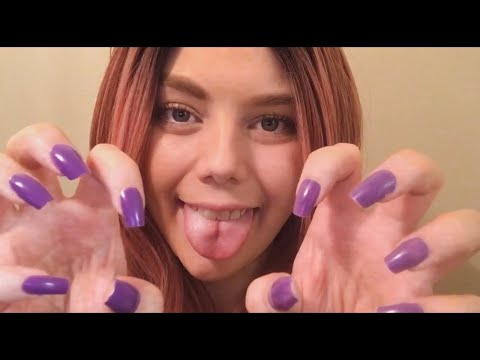 ASMR | Mouth Sounds With Light Tingly Acrylic Nail Tapping/Sounds