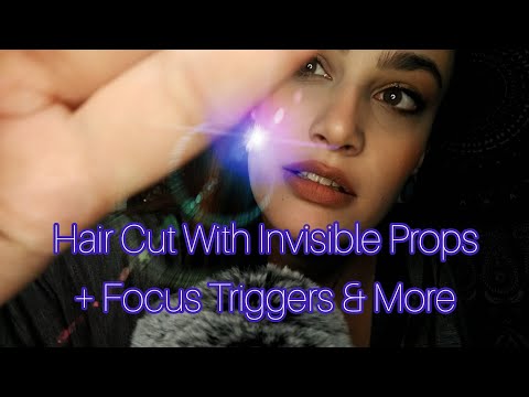 ASMR Fast & Aggressive Hair Cut, Hand Movements, "Focus", Tapping & MORE (custom for Liza)
