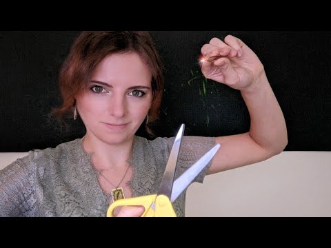 ASMR | Pulling, Plucking and Snipping Away Your Negative Energy ✂️