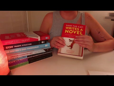 ASMR Writing A Novel 📚 Soft-Spoken 🖋✨ Resource Books, Outline Process, and Top Tips