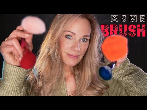 FACE & EAR BRUSHING ASMR | With 4 Different Brushes!