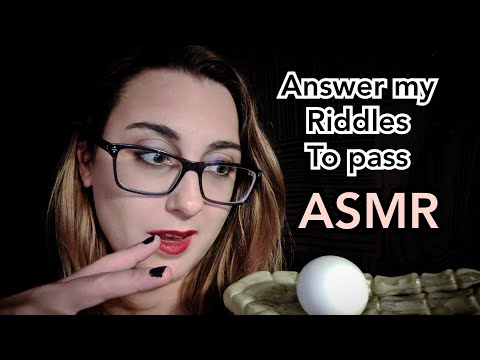 Answer my Riddles To PASS! (Repetitive Soft Spoken, Fast-paced ~ ASMR Weekly Collab~)