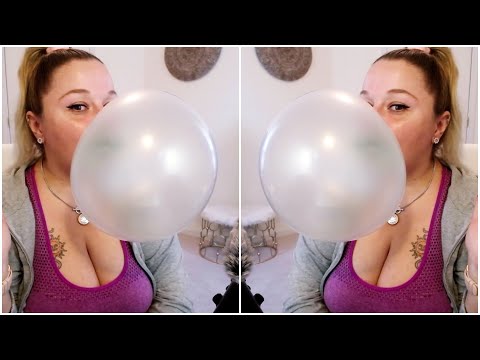 ASMR | Big Bubble FUN!! | Wet Mouth Sounds | Gum Chewing | HUGE Bubbles and Bubble Popping!