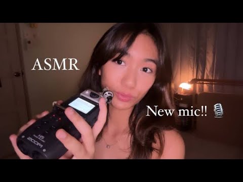 ASMR ~ Testing Out My NEW Mic! Zoom H5 | Mouth Sounds, Spoolie & More Triggers ✨♥️💆‍♀️