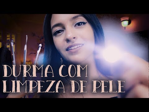 [ASMR] DURMA c/ LIMPEZA DE PELE: Removendo Cravos l Luz na Tela & Sons em Camadas (SPA Roleplay)