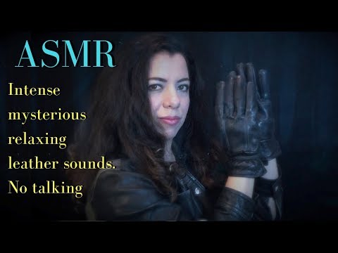 ASMR intense, mysterious, relaxing leather and latex sounds